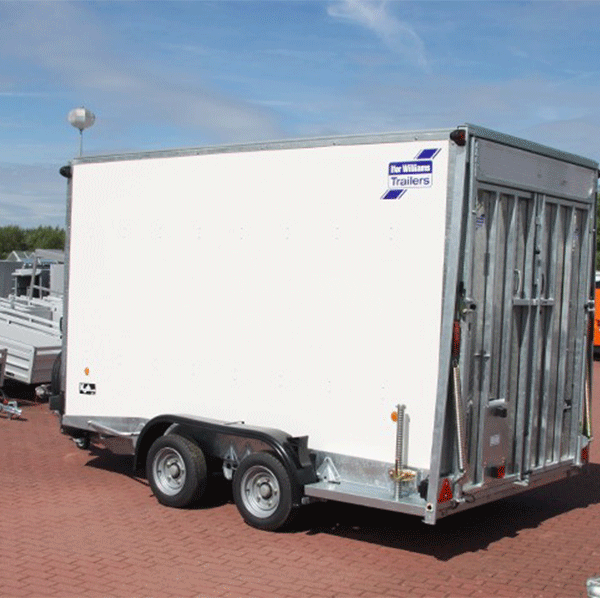 Ifor Williams Kofferanhänger BV 126G  H:214cm 3,5t|Klappenkombi