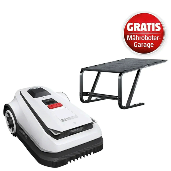 Ecovacs Mähroboter-Set A1600 RTK inkl. Garage 1.600 m²,  Navigation, RTK
