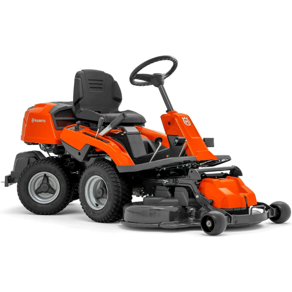 Husqvarna Profi-Frontmäher R 214TC Combi 94 Winterpaket mit Schneeschild, Gummileiste, Gewicht und Schneeketten